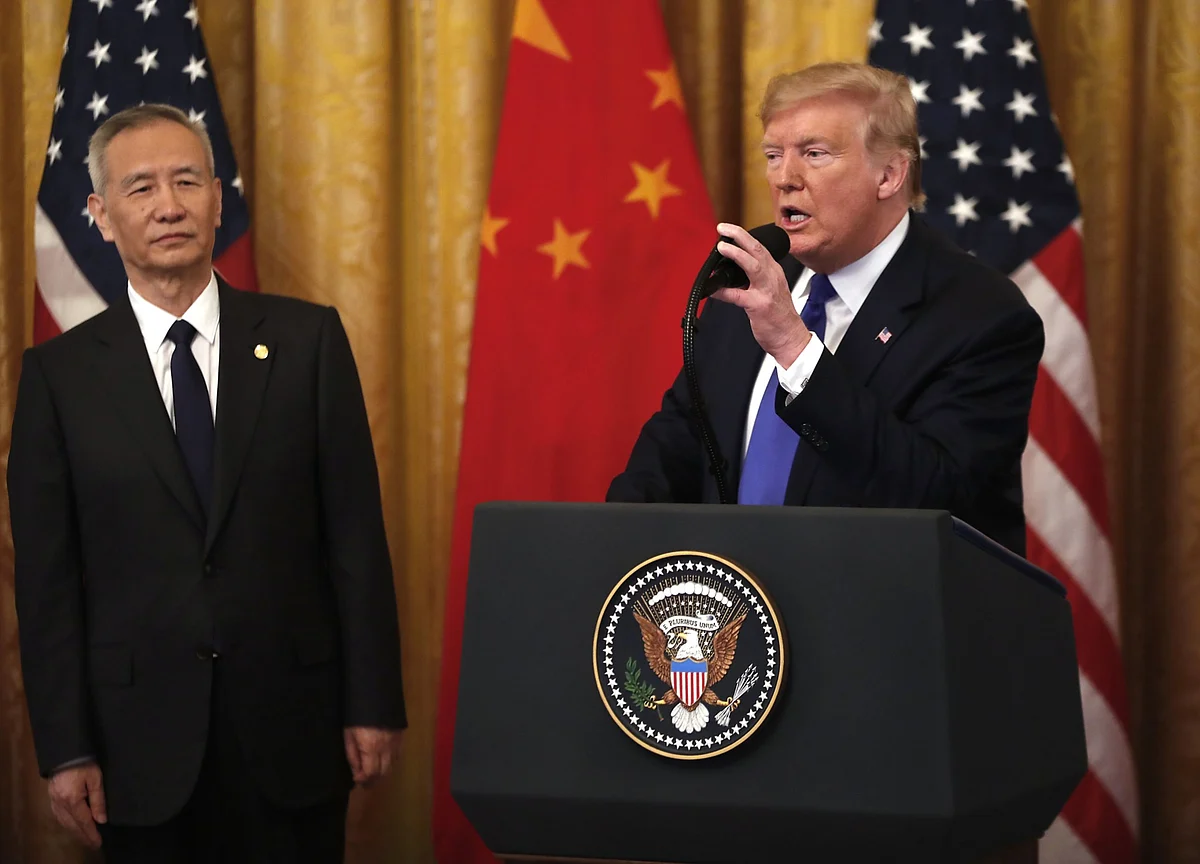 China’s State TV Gives Trump Live Airtime for Trade Deal Signing