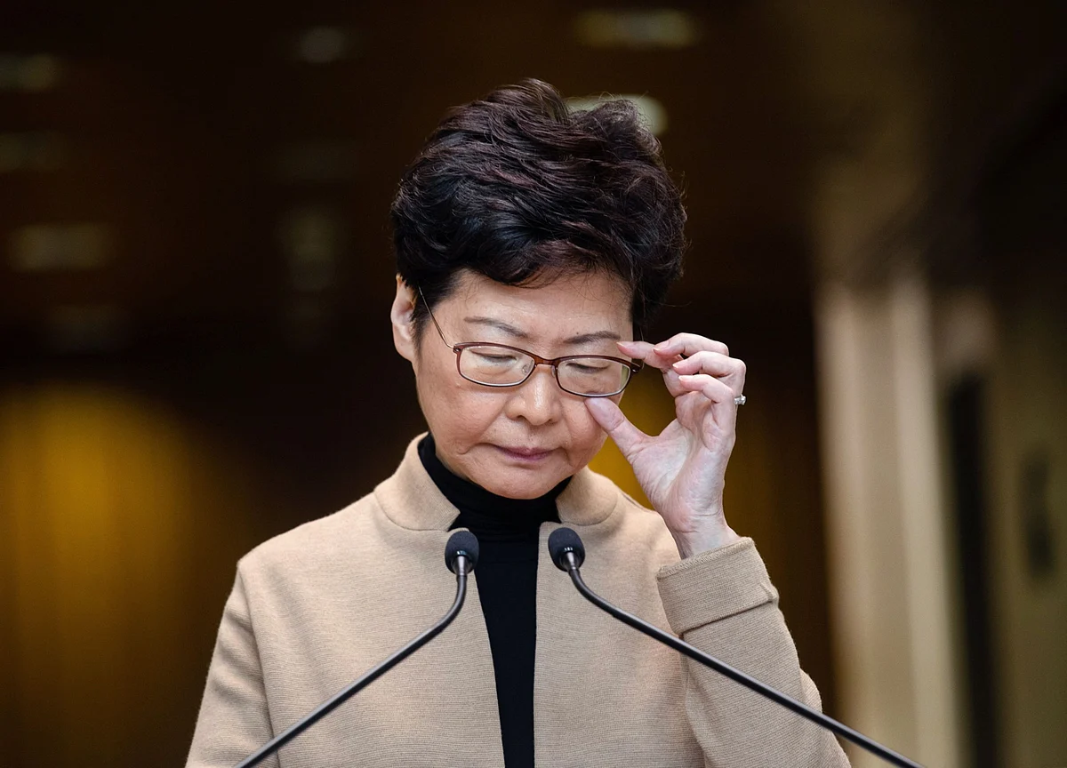 Flu Scare Gives Hong Kong’s Carrie Lam a Diversion From Protests