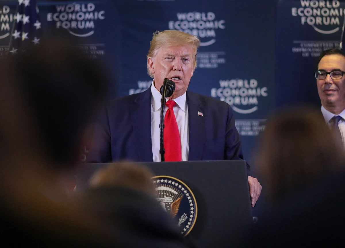 Trump Exits With Trade Push, Digital-Tax Accord: Davos Update
