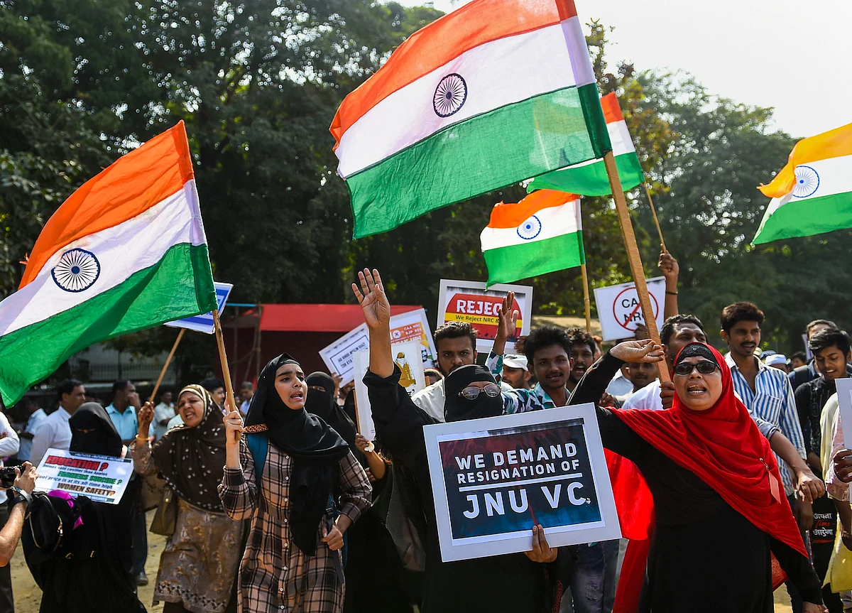 JNU Violence: Protest Held In Mumbai Against Citizenship Amendment Act, Violence In JNU