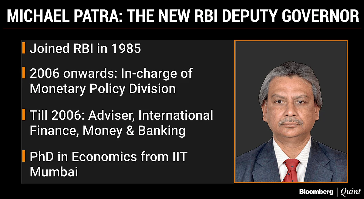 Michael Patra Appointed RBI Deputy Governor For Three Years