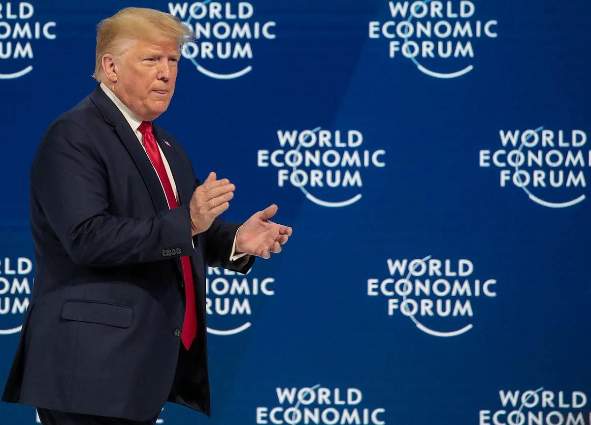 Trump Takes Suddenly Sunny View on European Trade From Davos