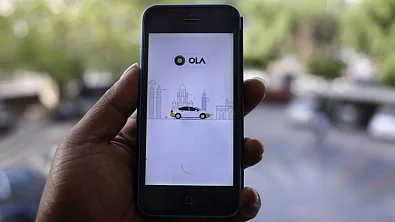Ola Cab’s app.