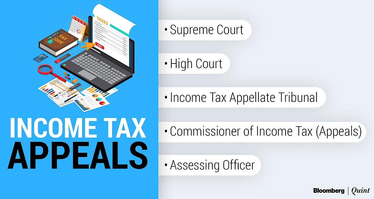 Different levels of tax appeals - starting from the Assessing Officer to the Supreme Court. (Image: BloombergQuint)