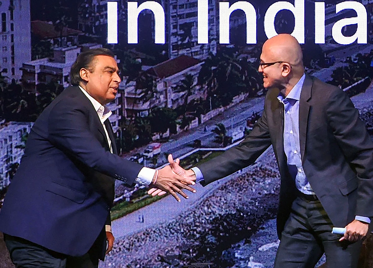 India Can Become The Premier Digital Society In The World, Mukesh Ambani Tells Satya Nadella