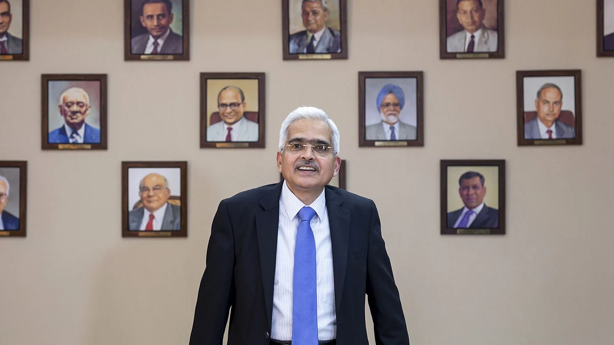 RBI Governor Shaktikanta Das at his office in Mumbai. (Photographer: Kanishka Sonthali/Bloomberg)