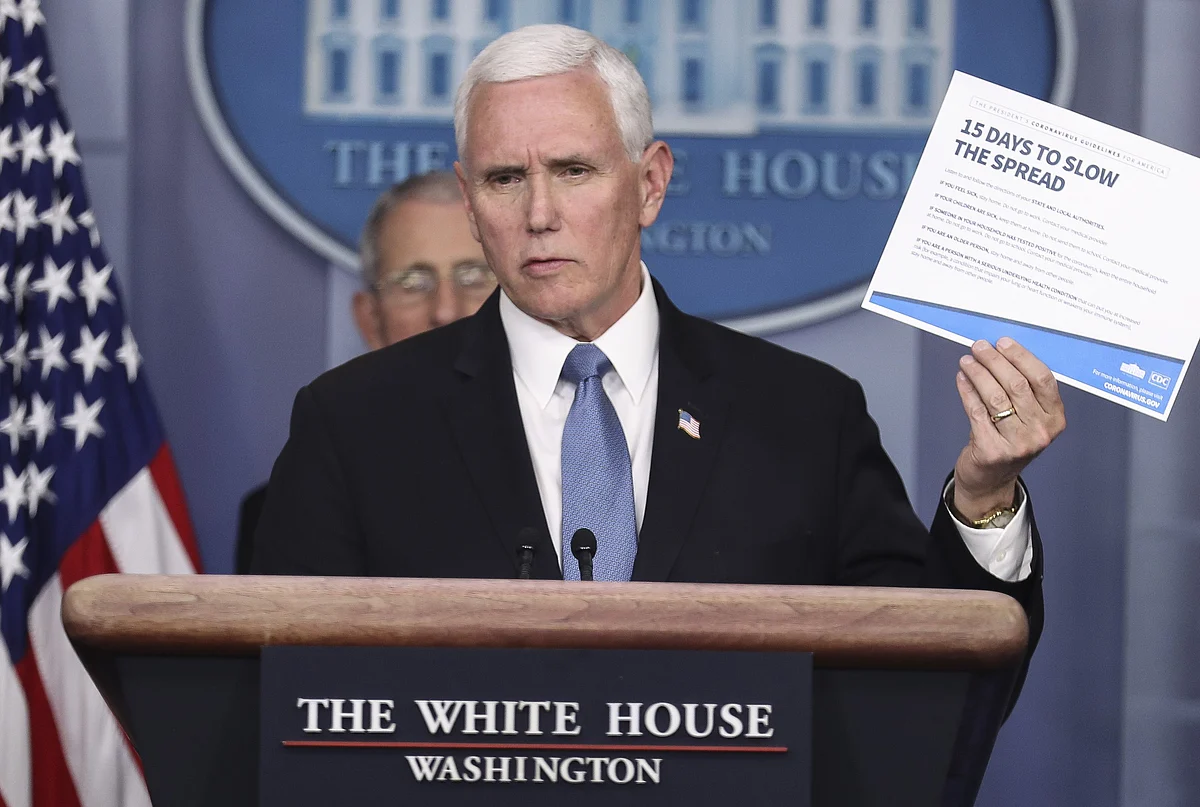 Pence Aide Says No Evidence for Worst-Case Virus Projections