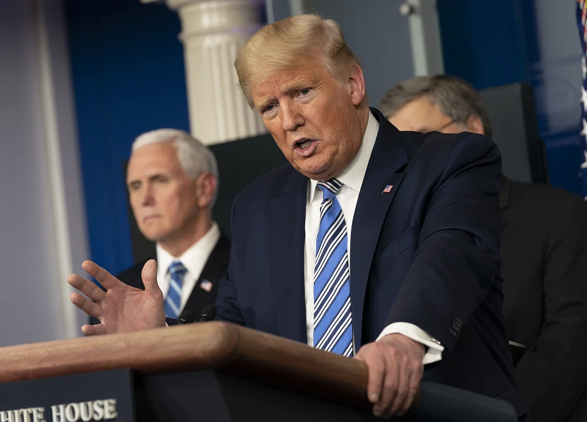Trump Says U.S. Isn’t ‘Built to Be Shut Down’ Over Virus