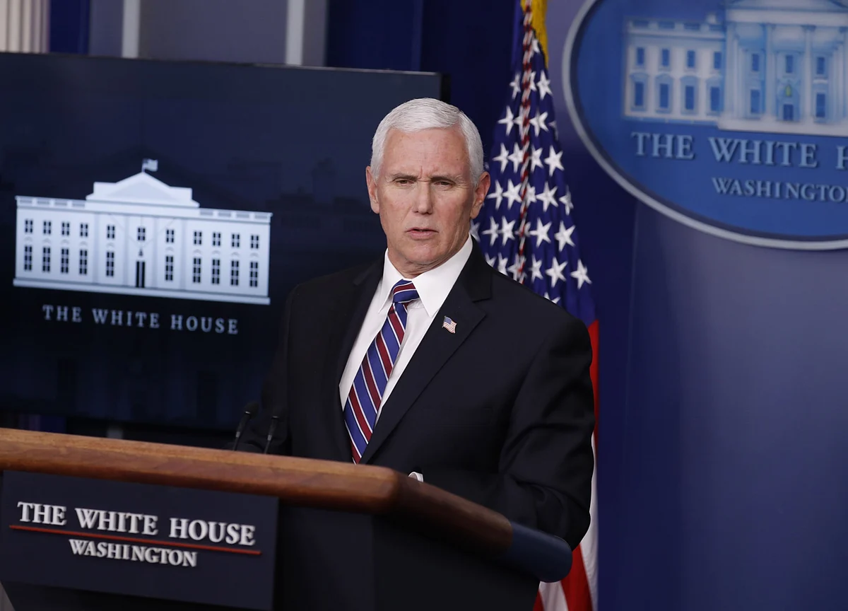 Pence Says U.S. Has Virus Test Capacity for States to Reopen