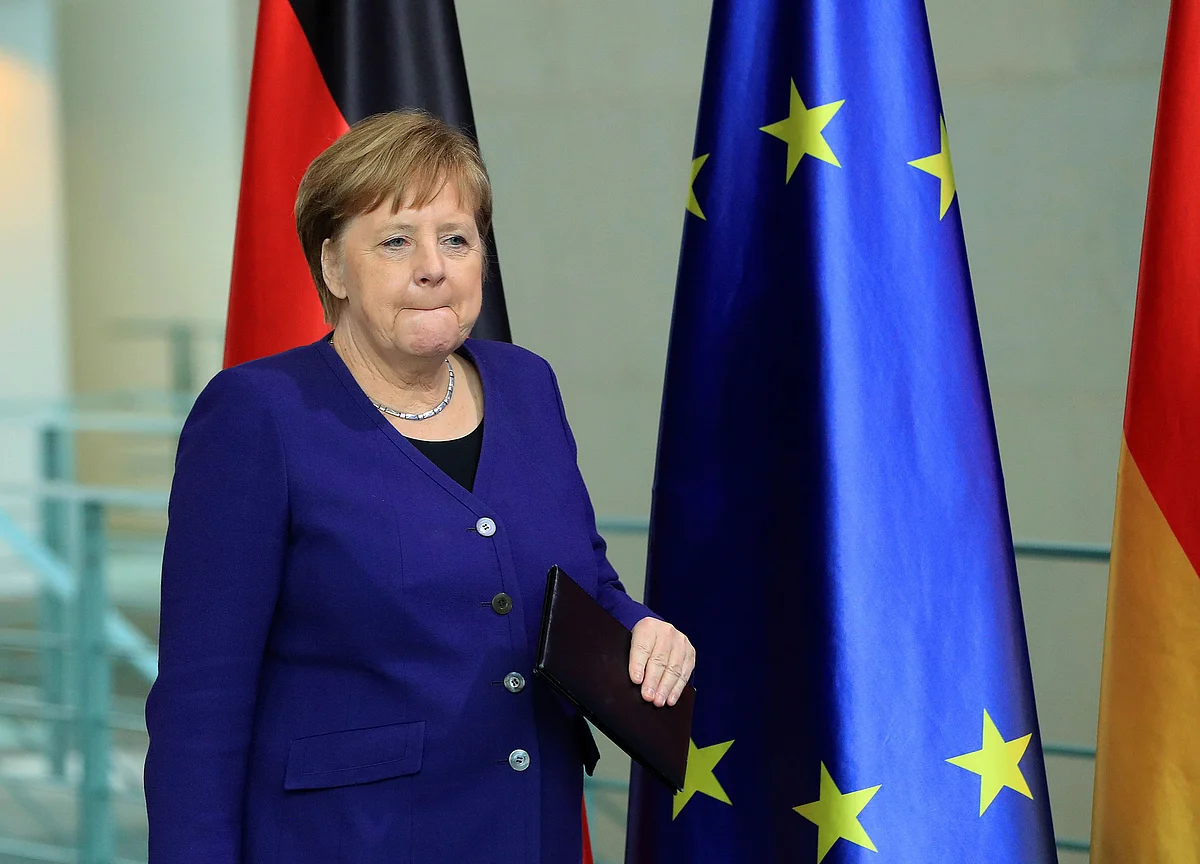Merkel Defends WHO in G-7 Leaders Call After Trump’s Attack