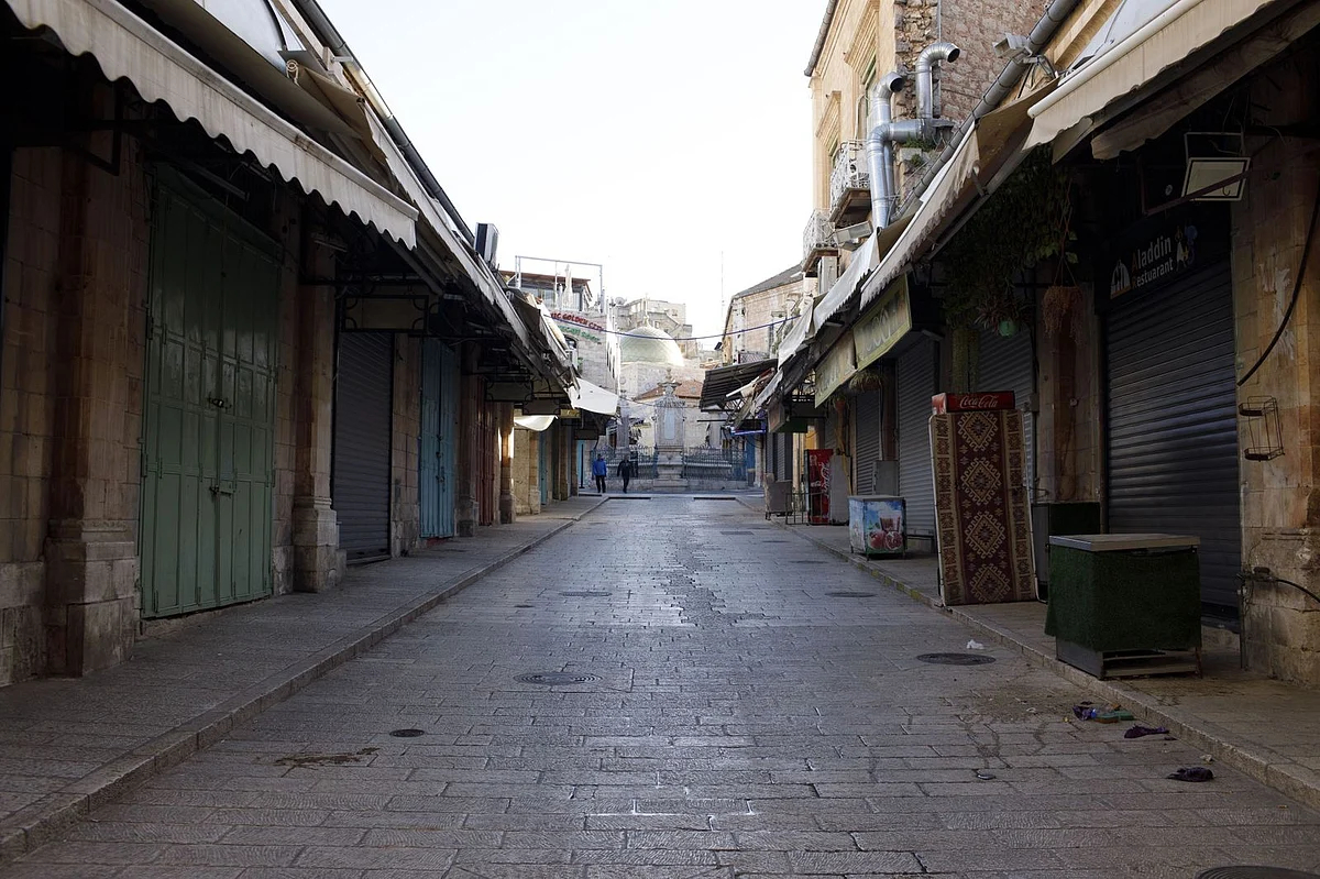 The Old City on March 29. (Photographer: Kobi Wolf/Bloomberg) 
