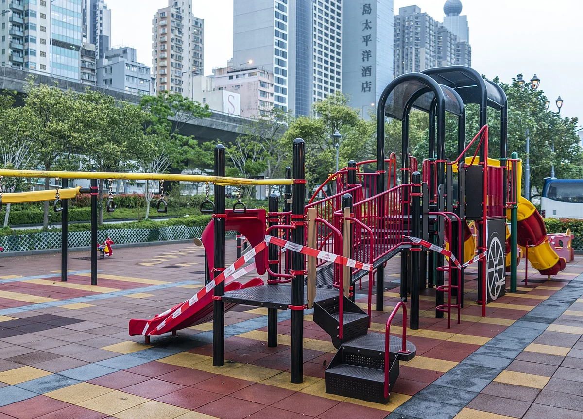 When Playgrounds Close, Parents Have to Get Creative
