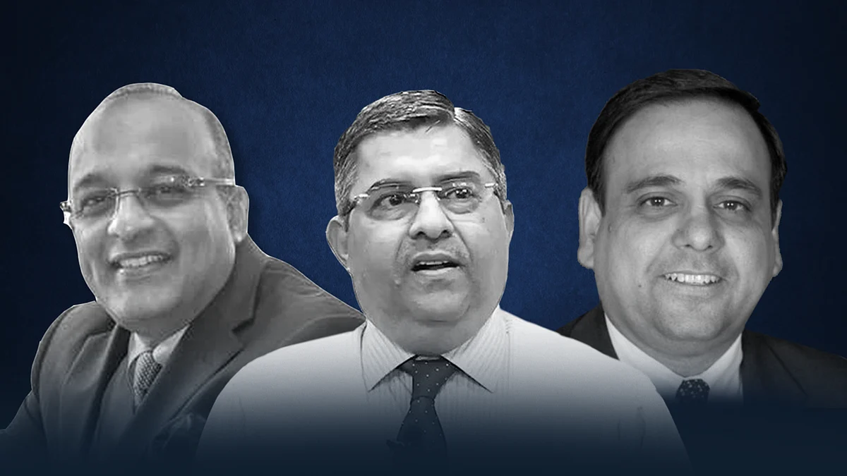 L-R: Sashidhar Jagdishan, Executive Director, HDFC Bank; Kaizad Bharucha, Executive Director, HDFC Bank and Sunil Garg, CEO, Citi Commercial Bank