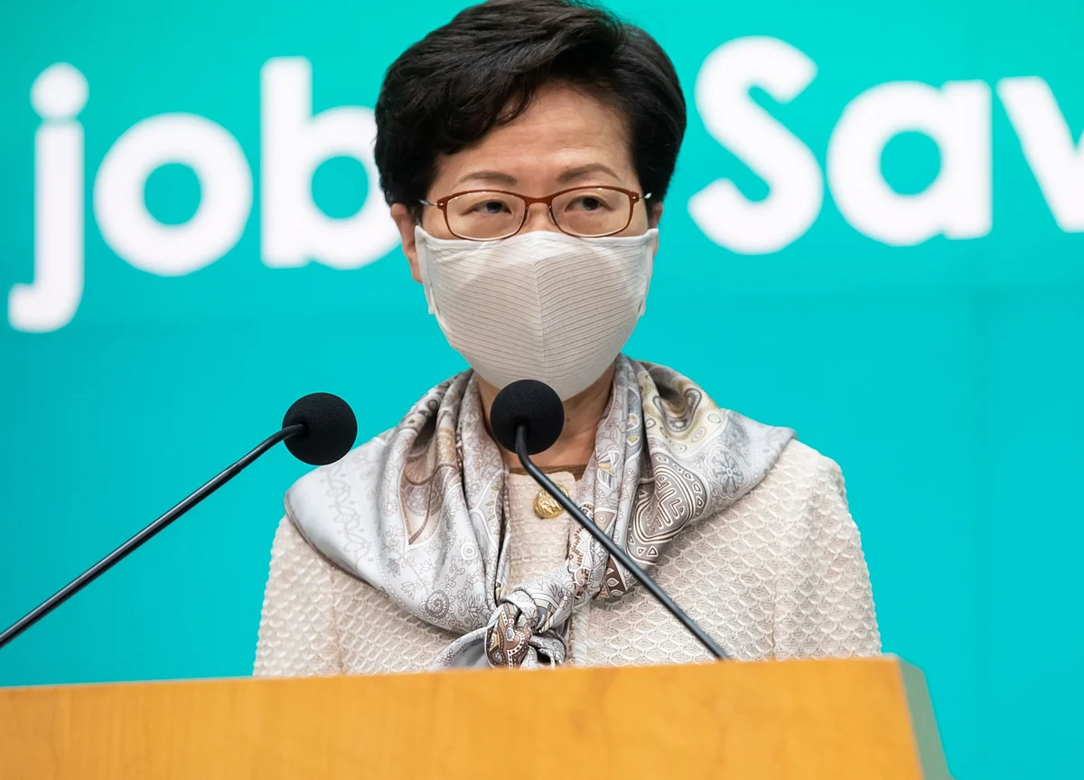 Hong Kong’s Leader Asks Residents to Support National Security Law