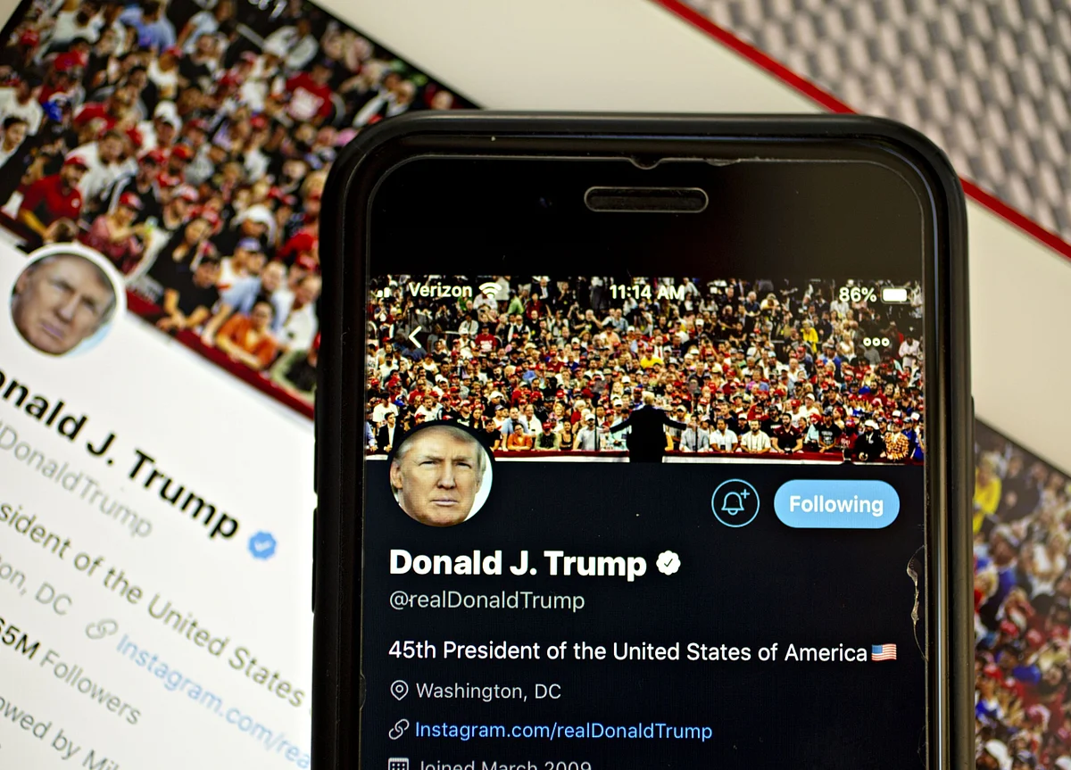 Twitter Hides Trump Tweet Threatening Potential Protesters