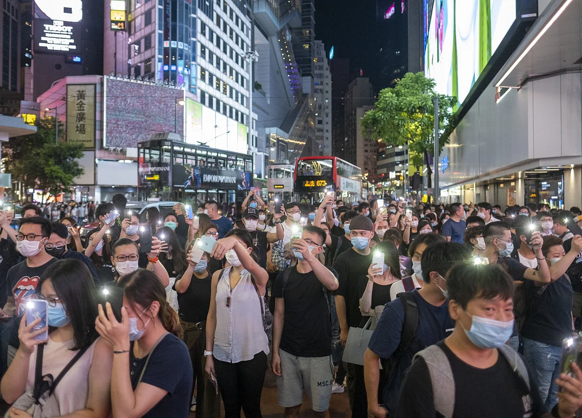 Hong Kong Police Ban July 1 March Amid Tension Over Security Law