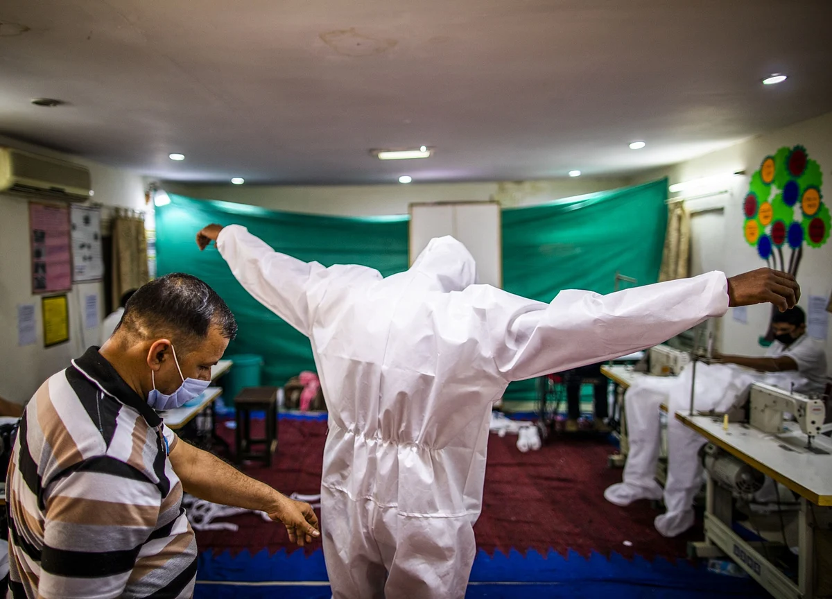 How The Virus Spawned A PPE Kit Industry In India