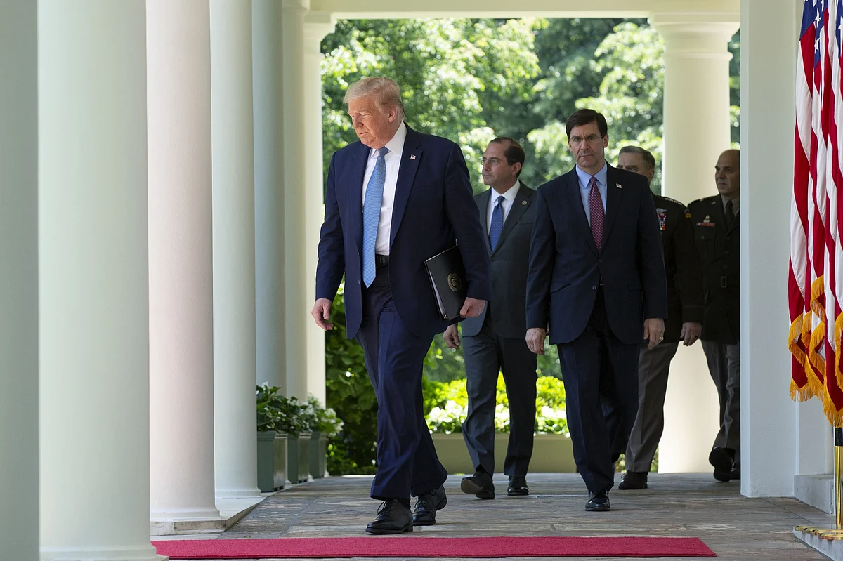 Trump’s Protest Crisis Deepens With Rebukes From Defense Chiefs