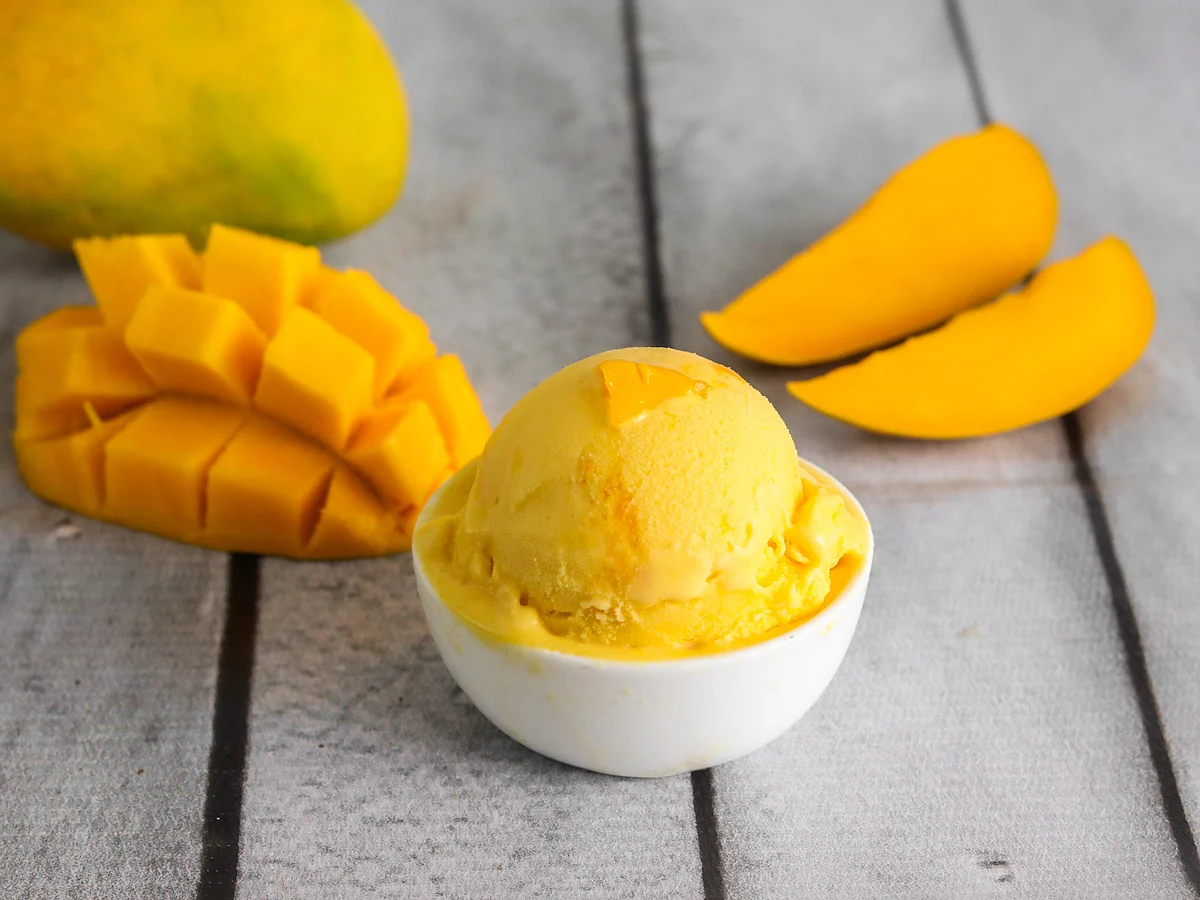 Naturals mango ice cream. (Image: Naturals)