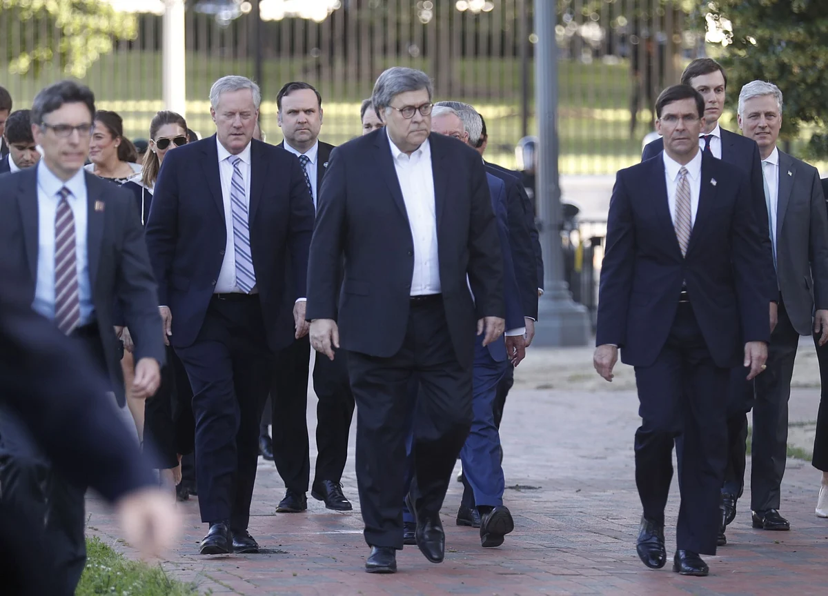 Trump’s Push to ‘Dominate’ Protesters Moves Barr to Forefront