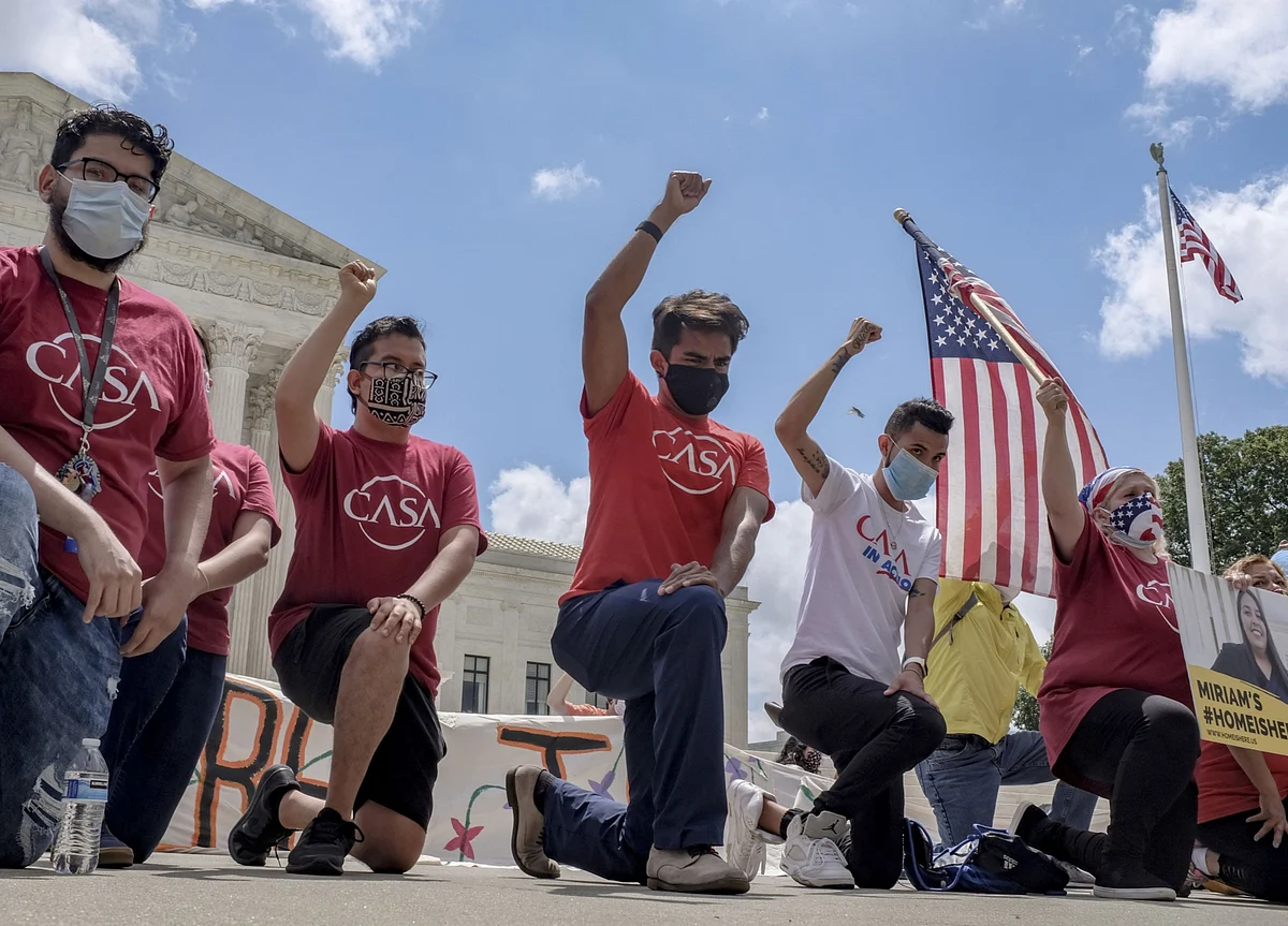 Trump Rallies Base Reeling From Court Losses on Gay Rights, DACA