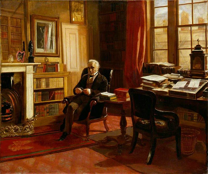 A portrait of Thomas Babington Macaulay, by Edward, 1853. (Image: National Portrait Gallery, London)
