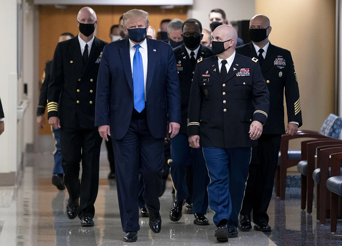 Trump Backtracks on Masks, Calling Them ‘Patriotic’ After Allies Split