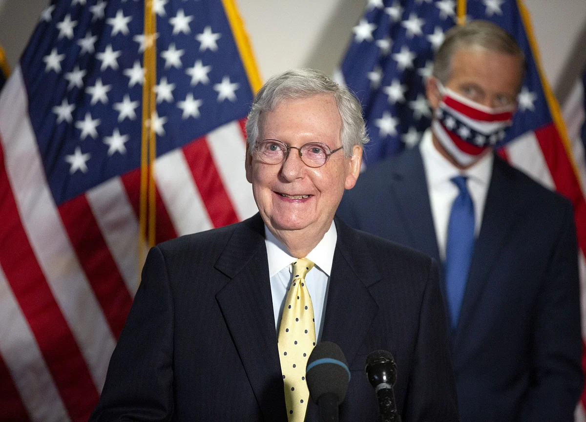 McConnell’s Stimulus Waiting Game Turns Into Race Against Clock