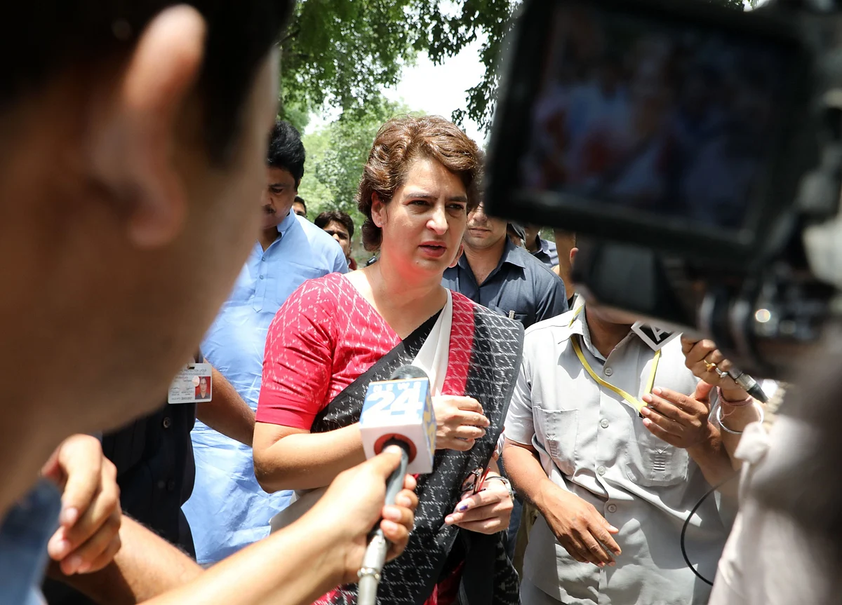 Government Asks Priyanka Gandhi To Vacate Bungalow By Aug. 1 Citing Withdrawal Of SPG Cover