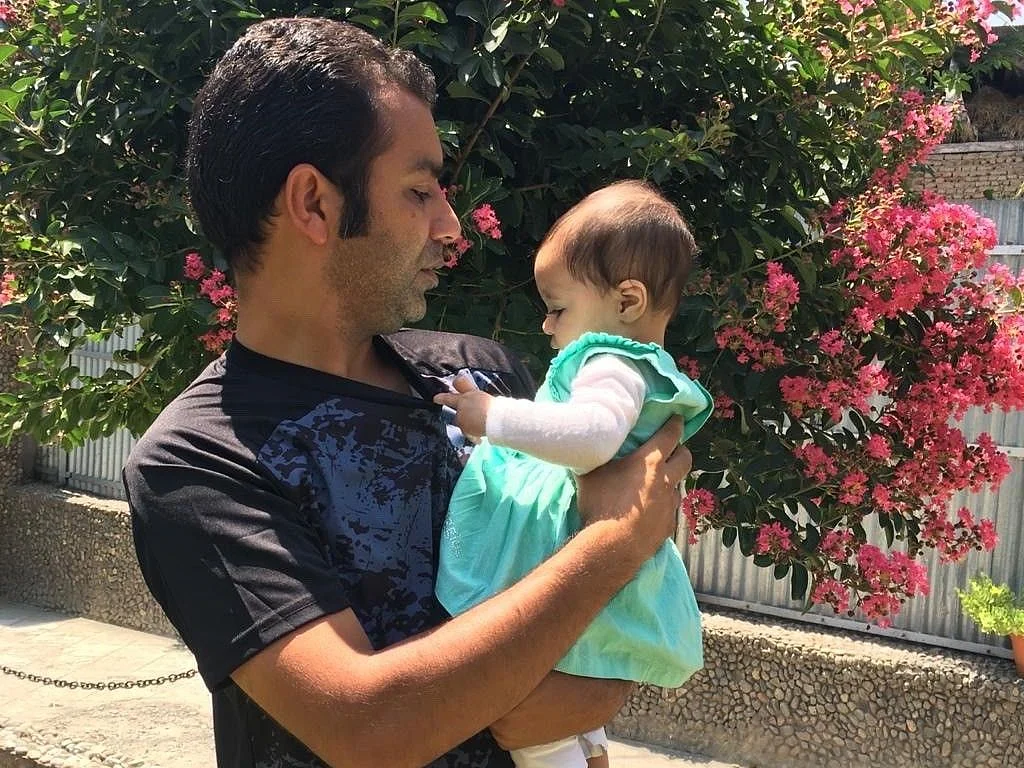 Habeel Iqbal with his daughter, who was born on Jan. 14, 2020. (Photograph courtesy Habeel Iqbal)