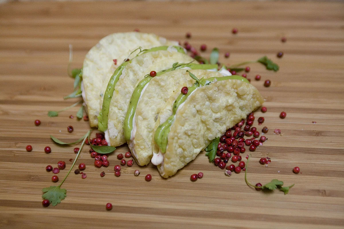 Mexican Chef’s Simple Recipe for Baby Potato Crispy Rolled Tacos