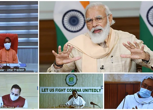 PM Modi Reviews Covid-19 Situation With Chief Ministers Of 10 States