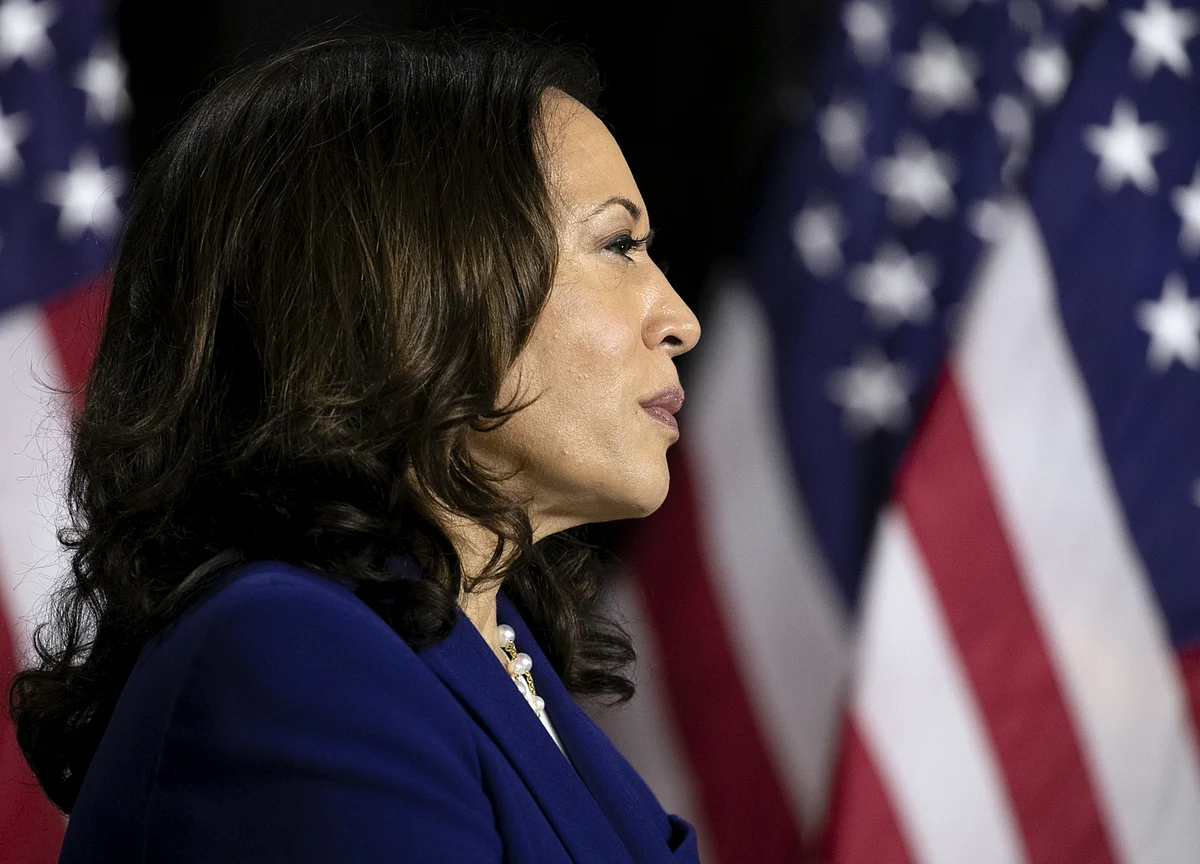 Harris Says Biden Broke Longstanding Barriers by Picking Her