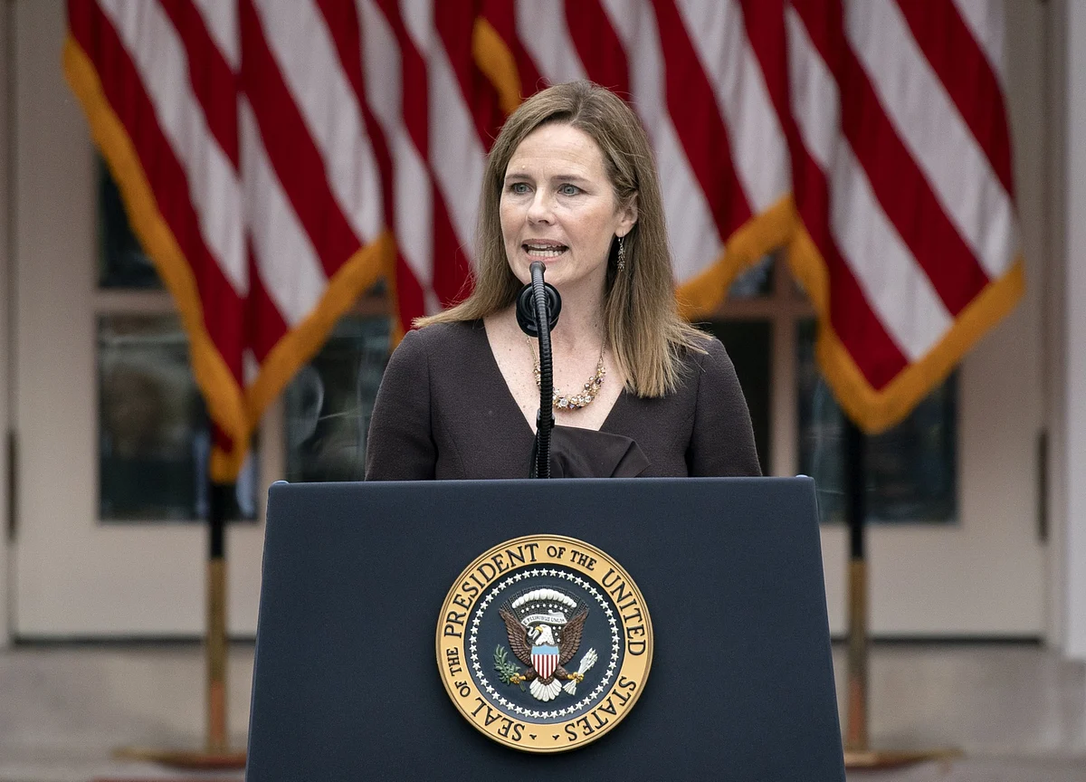 Barrett’s View of Tossing Supreme Court Precedent Alarms Critics