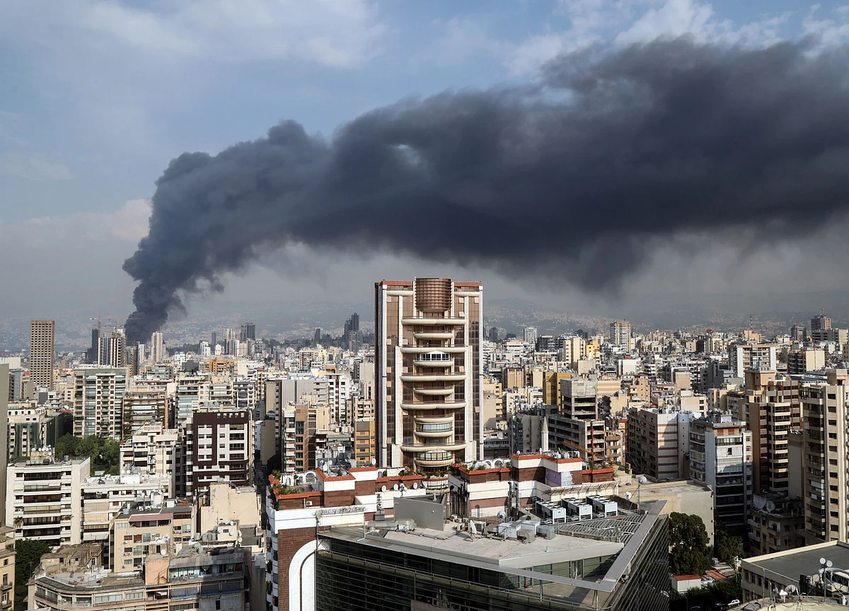 Huge Fire Breaks Out At Beirut Port A Month After Explosion