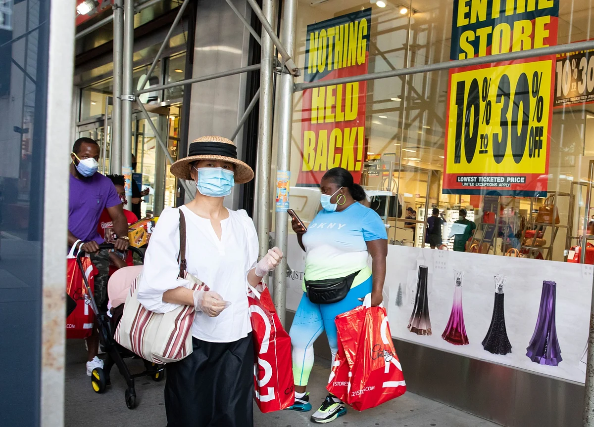 U.S. Consumer Sentiment Rises, Still Below Pre-Virus Level