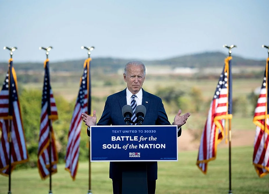 Biden Uses Gettysburg Backdrop to Say He Can Unite the Nation