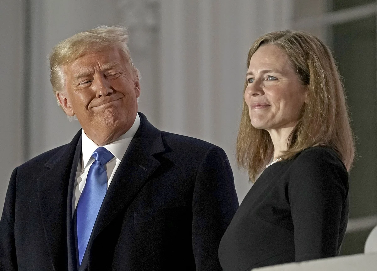 Barrett Enters Fray of Trump’s Acrimonious Legal Battles