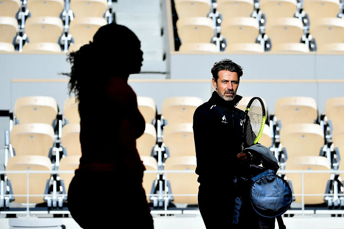Patrick Mouratoglou with Serena Williams. (Image: Patrick Mouratoglou social media)