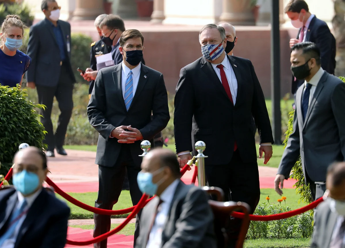Pompeo, Esper Push Closer India Ties to Counter China Threat