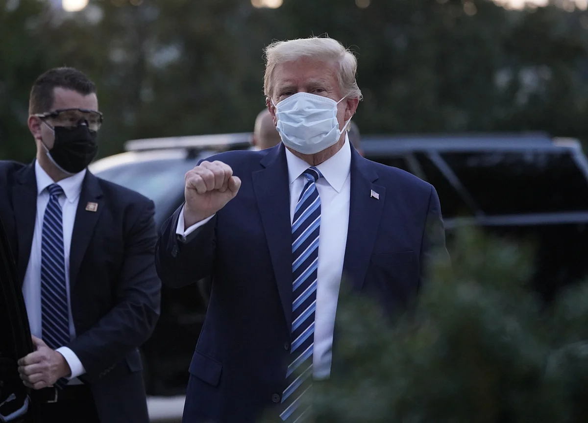 Trump Invokes His Own Bout With Covid as Voters’ Doubts Grow