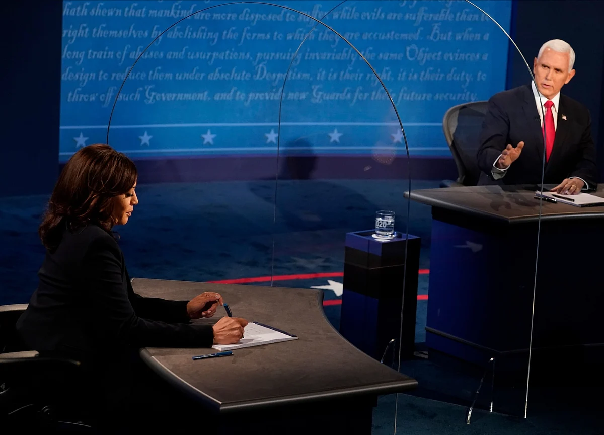Harris Rips Trump Over Virus as Pence Hits Biden on Taxes, Court