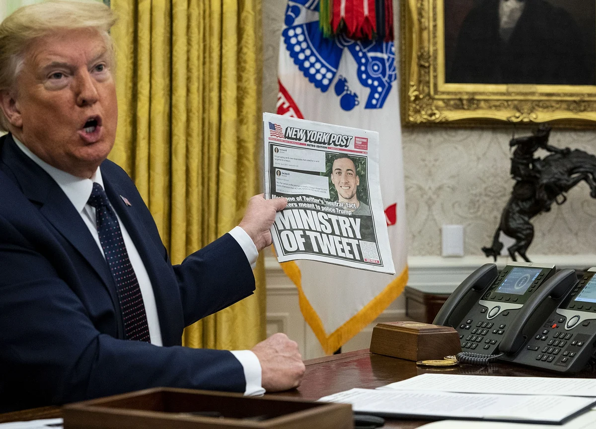 Facebook, Twitter Restrictions on Biden Article Infuriate Trump