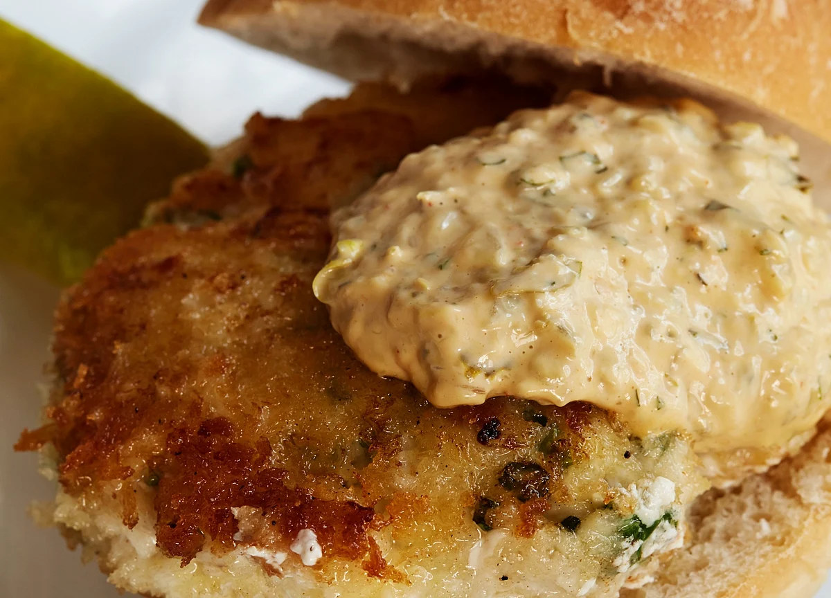 Chef Mark Hix’s Fish House Burger Puts Prawns in a Bun