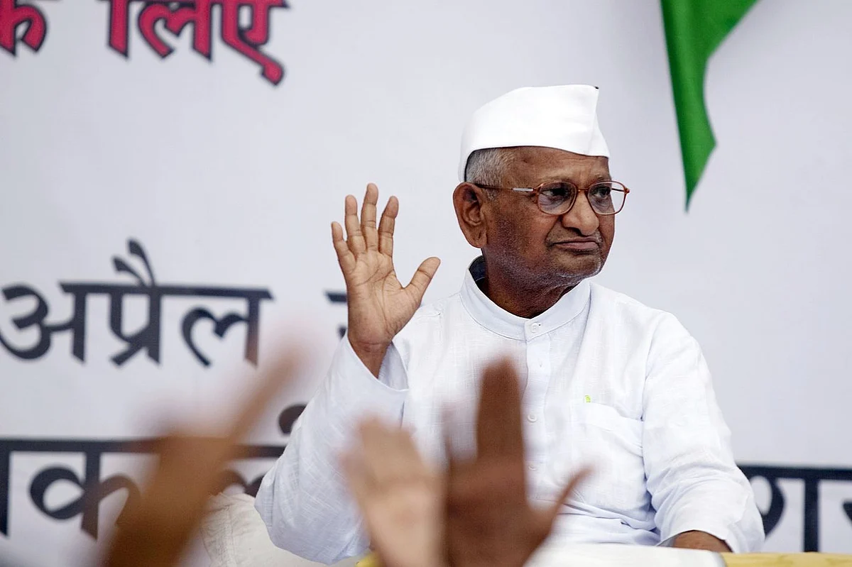 Social activist, Anna Hazare, 2011. (Photo: Prashanth Vishwanathan/Bloomberg)