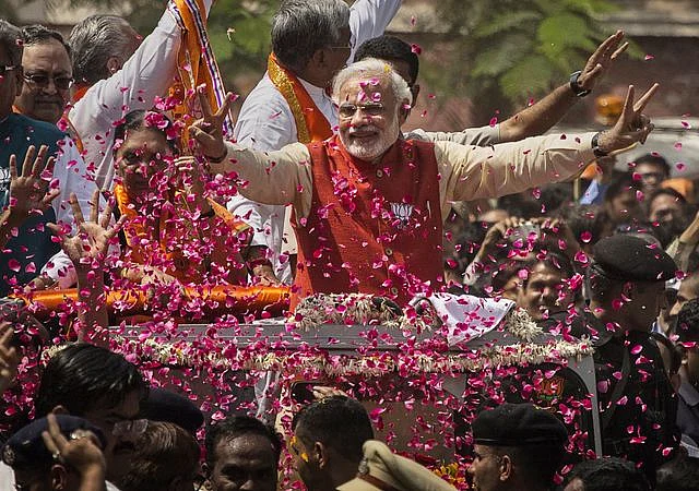 Narendra Modi, 2014. (Photo: Kevin Frayer/Getty Images)