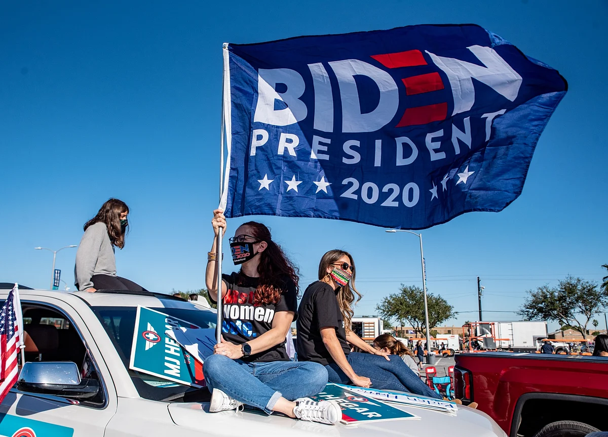 Biden’s Wins in Michigan, Wisconsin Put Him on Brink of Victory