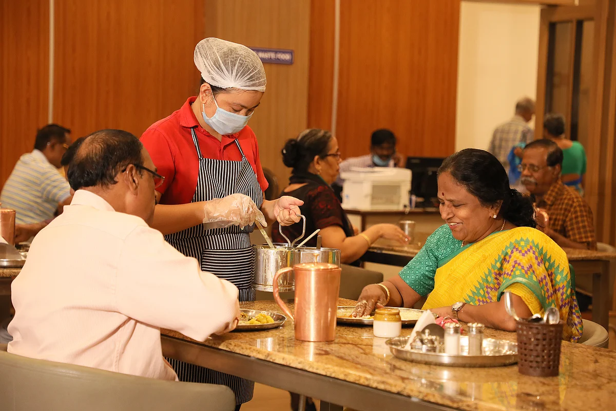 Communal dining facility at Ashiana Housing senior living projects (Source: Ashiana Housing)
