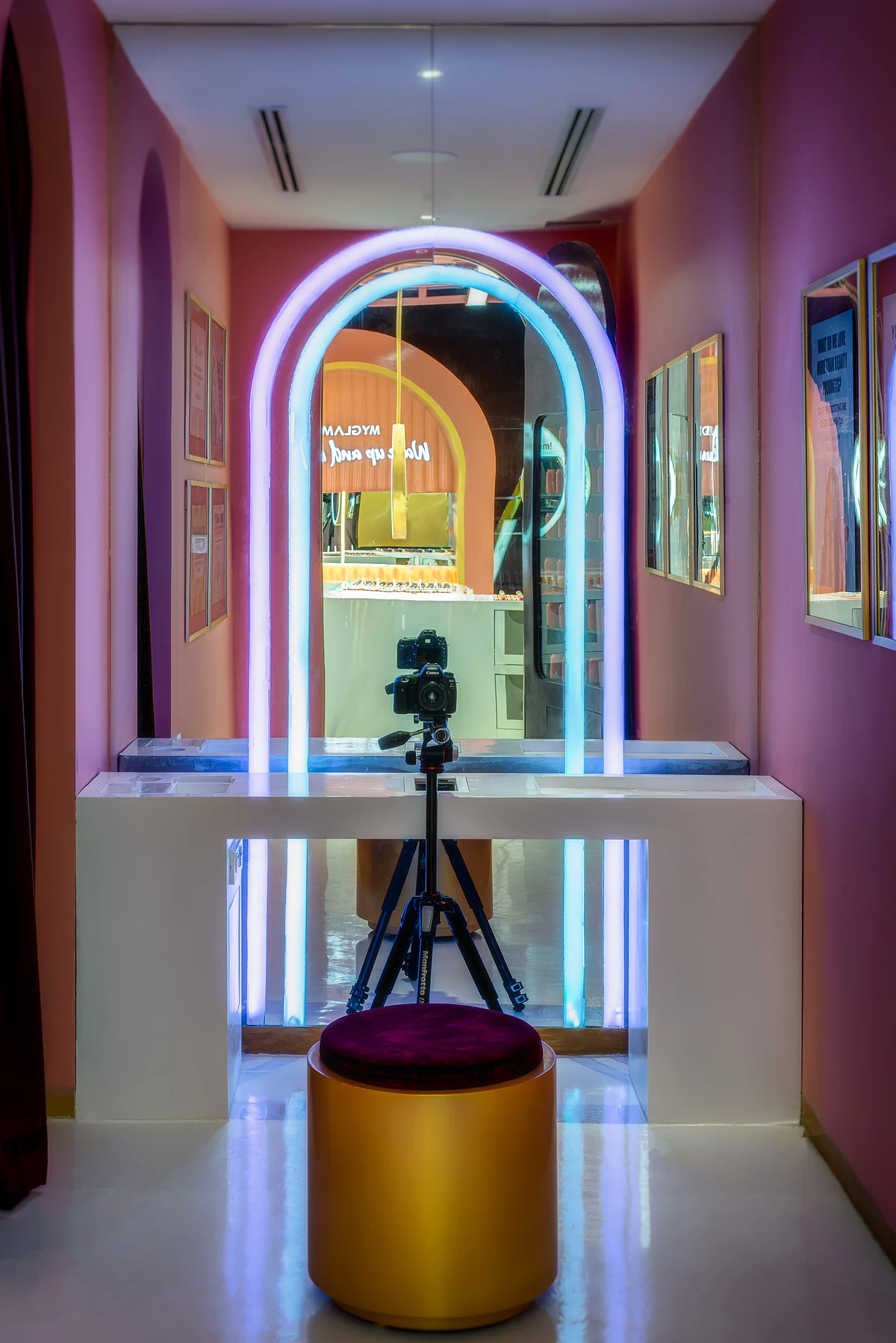 A room in MyGlamm’s experience store in Mumbai. (Source: MyGlamm)