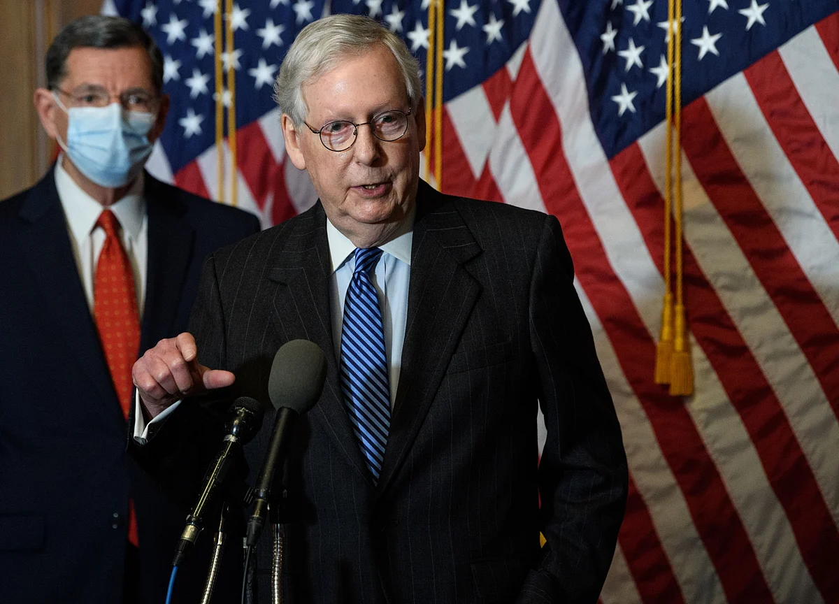 McConnell, GOP Face Splits With Trump Over Defense, Relief